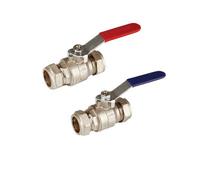 Altecnic Lever Ballvalve CxC Water 15mm Red/Blue