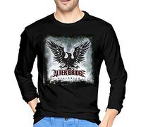 Alter Bri-dge Black-Bird Men T Shirts Long Sleeves Crew Neck Tee Casual Tops Black