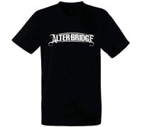 Alter Bridge Logo T Shirt Men Shirt Rock Band Tee Music Size Black L