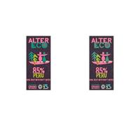 Alter Eco 85% Peru Dark Chocolate Bar, Vegan Chocolate & Organic Chocolate, Luxury Fairtrade Chocolate, Single Low Sugar Chocolate Bar, Eco Conscious Vegetarian Chocolate, GMO Free - 1 x 100g