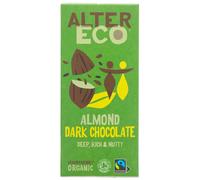 Altereco Organic Almond Dark Chocolate - 100g