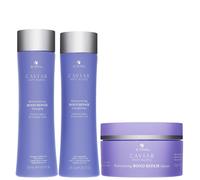Alterna - Bundles Trio: Caviar Anti-Aging Restructuring Bond Repair Shampoo 250ml, Bond Repair Conditioner 250ml & Bond Repair Masque 169ml for Women