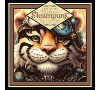 Alternate Worlds: Steampunk Grayscale Coloring Book: 35 Fantastic images to color