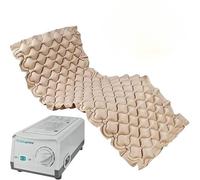Alternating Air Mattress with Silent Compressor - Medical PVC Fire Retardant, 130 Cells, Size 200 x 90 x 7 cm - Prevention and Treatment of Bedsores in Articulated Beds, Hospital and Home