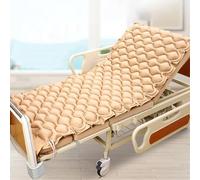 Alternating Pressure Mattress, Air Topper Pad for Bedsores, Anti-Decubitus Air Mattress for Home and Hospital Beds for The Prevention of Lcer, Treatment of Bedridden Patients,Beige
