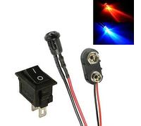 Alternating Red & Blue Small 3mm LED Kit Car, Boat, Caravan Dummy Fake Alarm