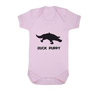Alternative Animal Names Duck Puppy Platypus Baby Grow Vest, 0-3 Months, Pastel Pink