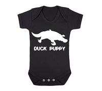 Alternative Animal Names Duck Puppy Platypus Baby Grow Vest, 3-6 Months, Black