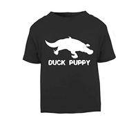 Alternative Animal Names Duck Puppy Platypus Short Sleeve Cotton Toddler t Shirt, 3-4 Years, Black