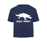 Alternative Animal Names Duck Puppy Platypus Short Sleeve Cotton Toddler t Shirt, 3-4 Years, Navy