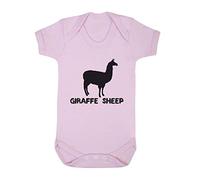 Alternative Animal Names Giraffe Sheep Llama Baby Grow Vest, 6-12 Months, Pastel Pink