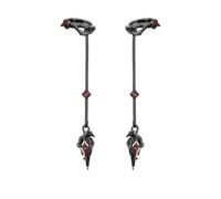 Alternative Goth Ear Cuff Unisex Clip On Jewelry Animal And Rose Decoration Dark Earrings For Alternative Styles Women Gothic Ear Climber Unisex Statement Pieces