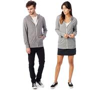 Alternative Men's Eco Zip Lightweight Hoodie - grey - XL
