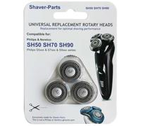 Alternative Philips Shaving Head-heads type SH50 SH70 SH90 (& SH30) (fits in) for Philips/Norelco shavers