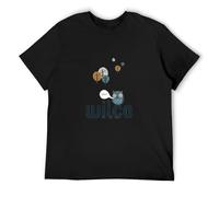 Alternative Wilco Tour 2015 Logo T Shirt for Men Black L