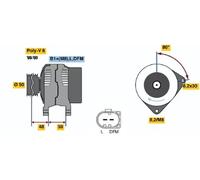 BOSCH 0 986 045 310 Alternator