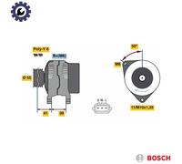 BOSCH 0 986 049 490 Alternator