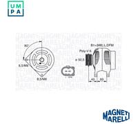 MAGNETI MARELLI 063731542010 Alternator