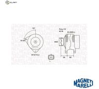 ALTERNATOR 063731637010 FOR RENAULT D7F710/722/746/726 1.1L 4cyl CLIO II