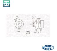 MAGNETI MARELLI 063731837010 Alternator