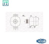 Alternator with belt pulley 063731869010 MAGNETI MARELLI for MINI MINI