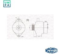 MAGNETI MARELLI 063732026010 Alternator