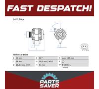 Alternator 0986083580 Bosch 13222929 6204256 Genuine Top Quality Guaranteed