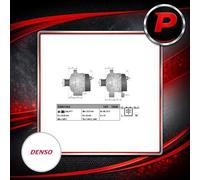 Alternator with freewheel belt pulley DAN1354 DENSO for LEXUS GS IS II IS C
