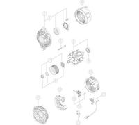 MAHLE Alternator MG 52 14V 150A MG52