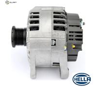 Alternator with freewheel belt pulley 8EL 011 710-561 HELLA for NISSAN OPEL
