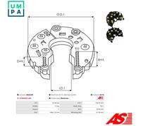 ALTERNATOR A3852S FOR RENAULT CLIO/IV/Hatchback/Van/III/Grandtour MODUS/GRAND
