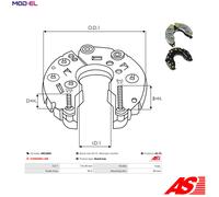 ALTERNATOR A6269PR FOR ALFA ROMEO FIAT BRAVO/II GRANDE/PUNTO/Van STILO/VAN 1.4L