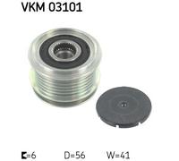 Alternator Alternator Freewheel Clutch SKF VKM 03101 Fits Audi Seat Skoda VW A3