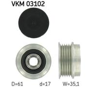 SKF VKM 03102 Alternator Freewheel Clutch