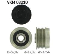 Alternator Alternator Freewheel Clutch SKF VKM 03210 Fits Citroen Fiat Iveco