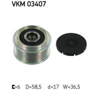 SKF VKM 03407 Alternator clutch pulley