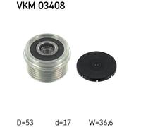 Alternator Alternator Freewheel Clutch SKF VKM 03408 Fits Ford Mondeo 6 Ribs