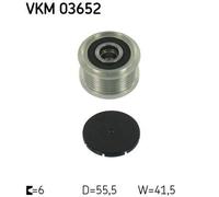 SKF VKM 03652 Alternator Freewheel Clutch