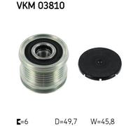 SKF VKM 03810 Alternator Freewheel Clutch