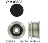 Alternator Alternator Freewheel Clutch SKF VKM 03822 Fits Mercedes-Benz C-Class