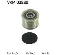 Alternator Alternator Freewheel Clutch SKF VKM 03880 Fits Citroen Mini Peugeot