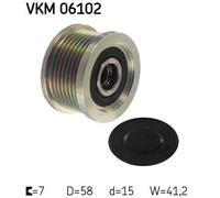 SKF VKM 06102 Alternator Freewheel Clutch