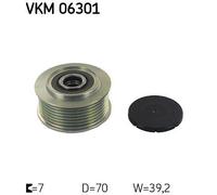 Alternator Alternator Freewheel Clutch SKF VKM 06301 Fits Honda Accord Civic