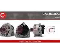 Alternator CAL15335AS CASCO for RENAULT MEGANE II Sport Tourer SCÉNIC I MPV