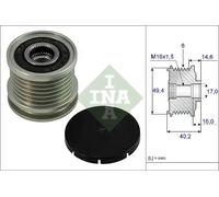 Alternator clutch pulley 535 0001 10 INA for VW SEAT SKODA FORD