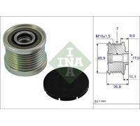 Overrunning Alternator Pulley fits RENAULT MASTER Mk2 2.2D 2.5D 2000 on Clutch