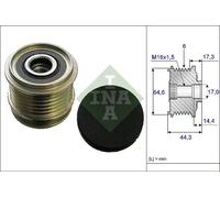 INA 535 0130 10 Alternator Freewheel Clutch