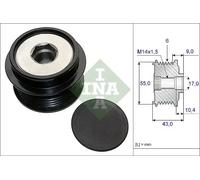 Alternator clutch pulley 535 0208 10 INA for CHRYSLER DODGE TOYOTA