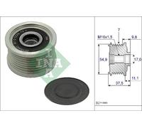 INA 535 0235 10 Alternator Freewheel Clutch