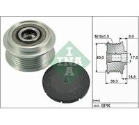 INA 535 0289 10 Alternator Freewheel Clutch